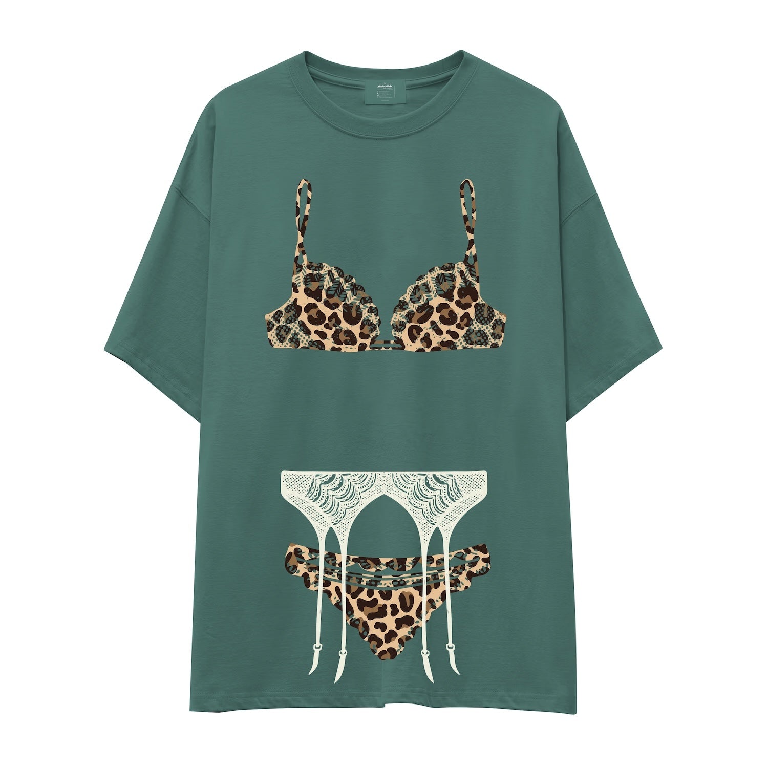 Noir Seduce – Leopard Oversize Tişört