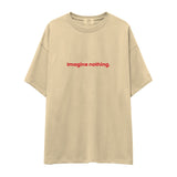 Imagine Nothing Oversize Tişört