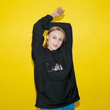 Jimi Hendrix Falkoner Centret Copenhagen 1969 Oversize Hoodie