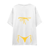 Yellow Bikini Oversize Tişört