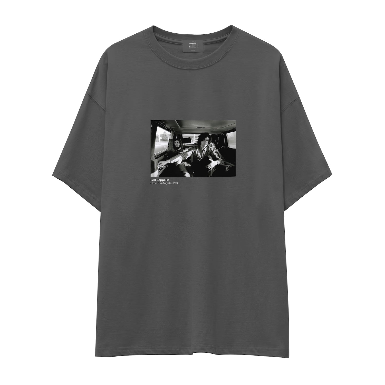 Led Zeppelin Limo Los Angeles 1971 Oversize T-Shirt
