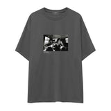 Led Zeppelin Limo Los Angeles 1971 Oversize Tişört