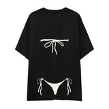 White Bikini Oversize Tişört