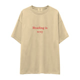Reading Is Sexy Oversize Tişört