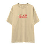 Hot Wife Summer Oversize Tişört