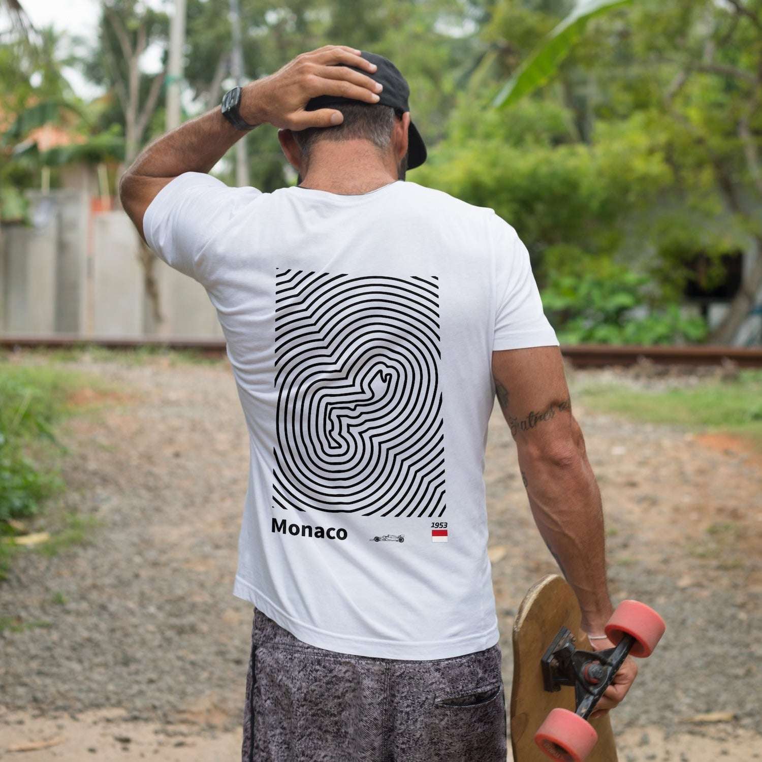 Circuit de Monaco Artwork Tişört