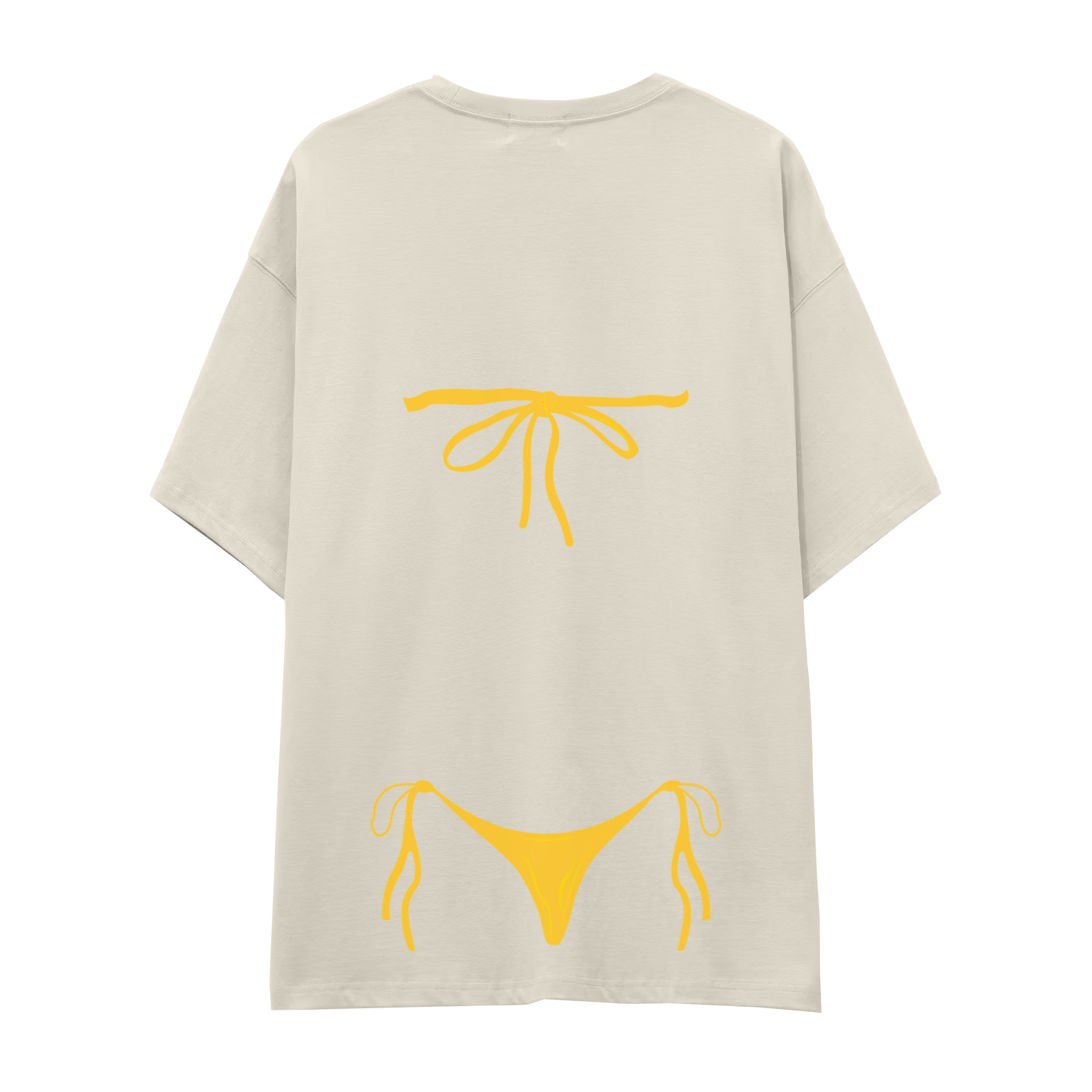Yellow Bikini Oversize Tişört