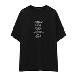 Sketches of Fish Oversize Tişört