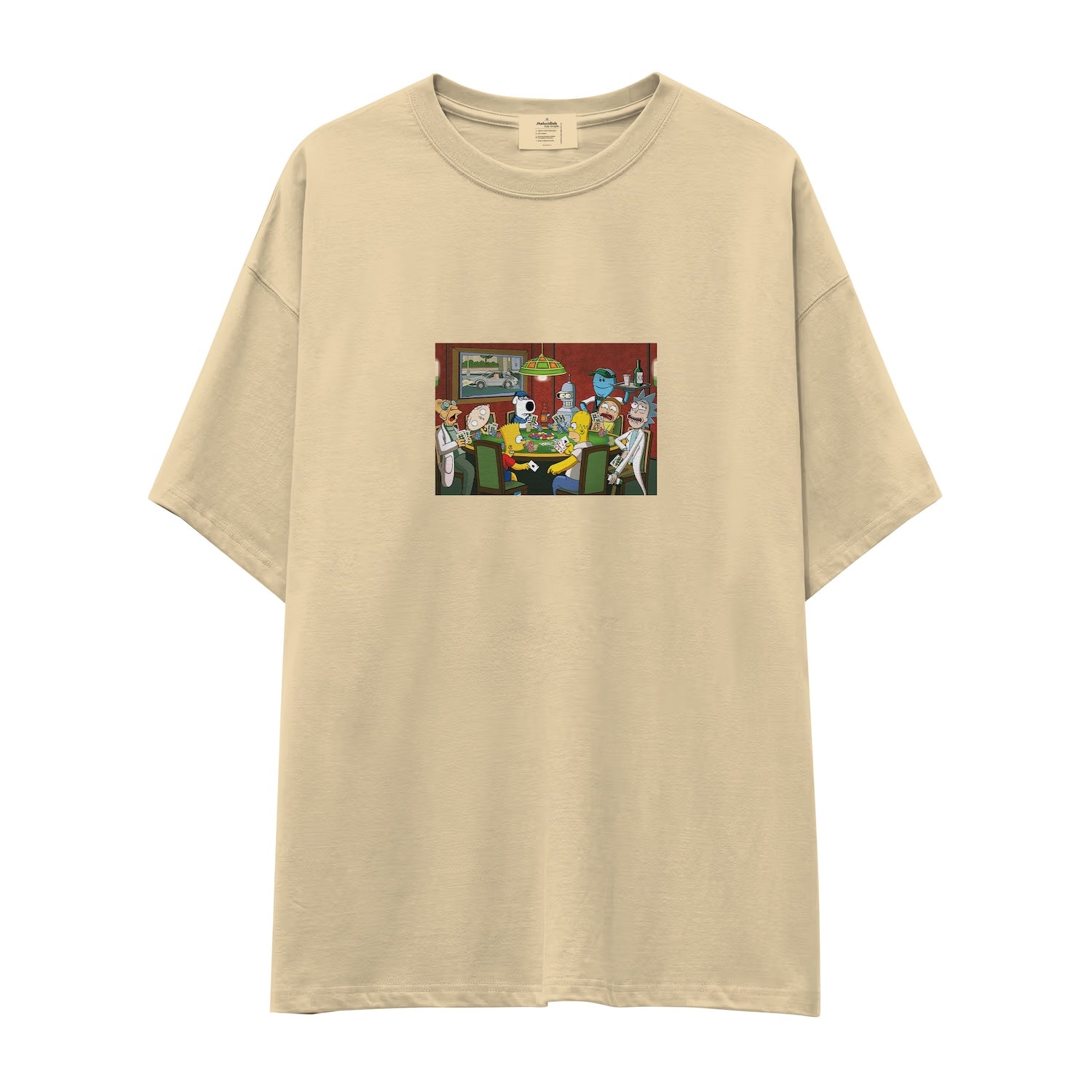 Champions League Poker Oversize Tişört