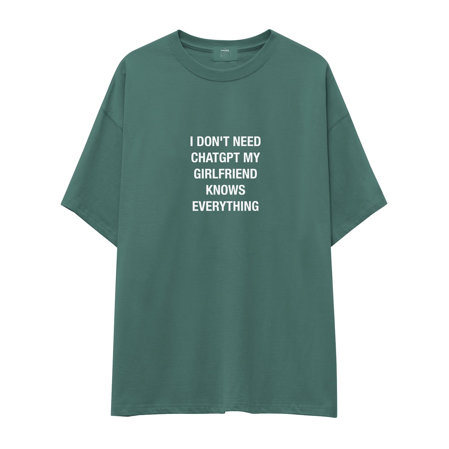 Girlfriend Knows Everything Oversize Tişört