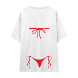 Red Bikini Oversize Tişört