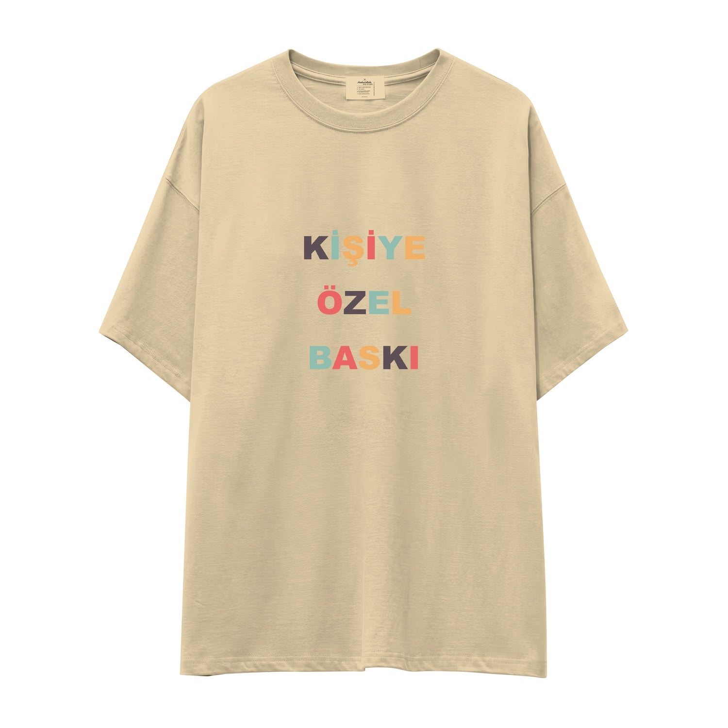 Kişiye Özel Baskılı Oversize Tişört