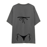 Black Bikini Oversize Tişört