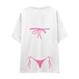 Pink Bikini Oversize Tişört