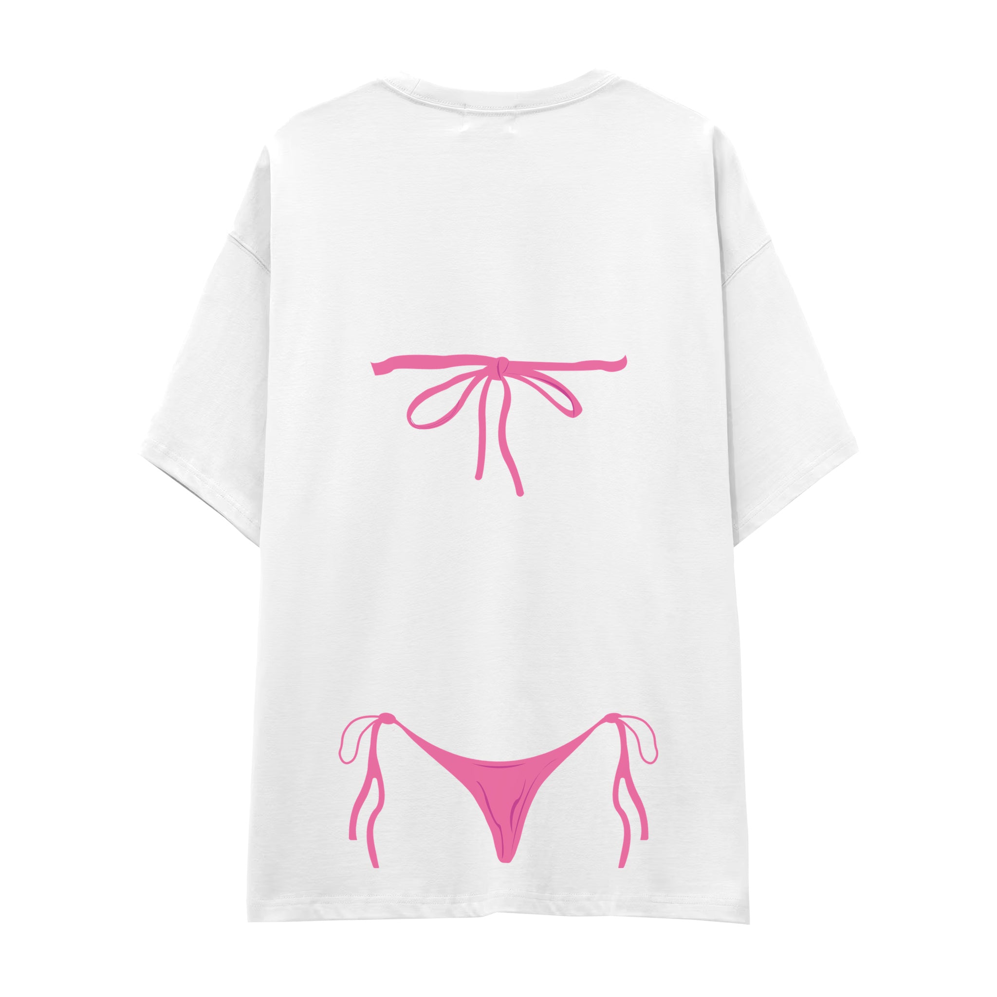 Pink Bikini Oversize Tişört