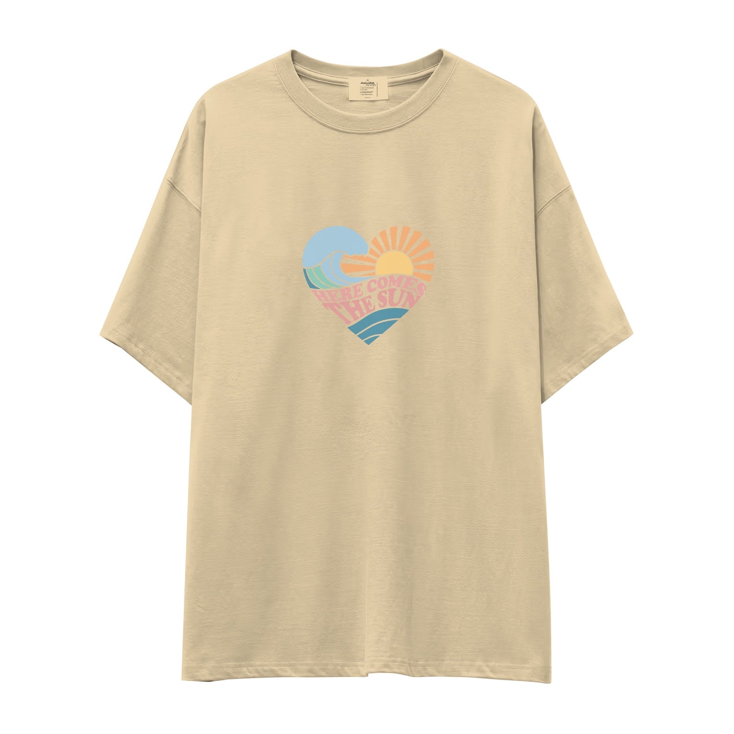 Here Comes The Sun Oversize Tişört