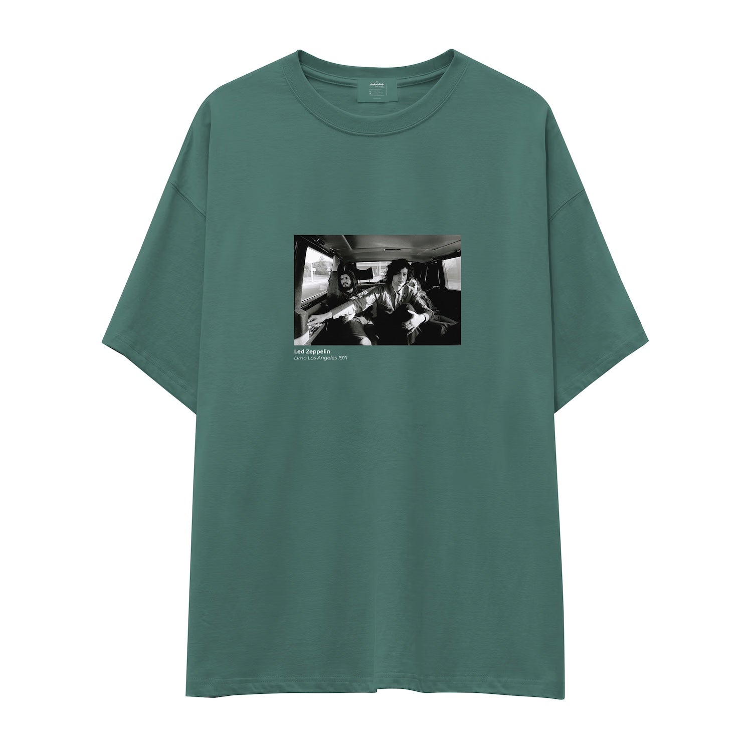 Led Zeppelin Limo Los Angeles 1971 Oversize T-Shirt