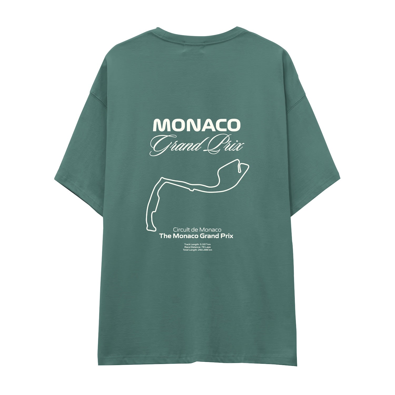 Monako Grand Prix Oversize Tişört