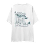Café de Paris Oversize Oversize Tişört