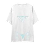 Blue Bikini Oversize Tişört