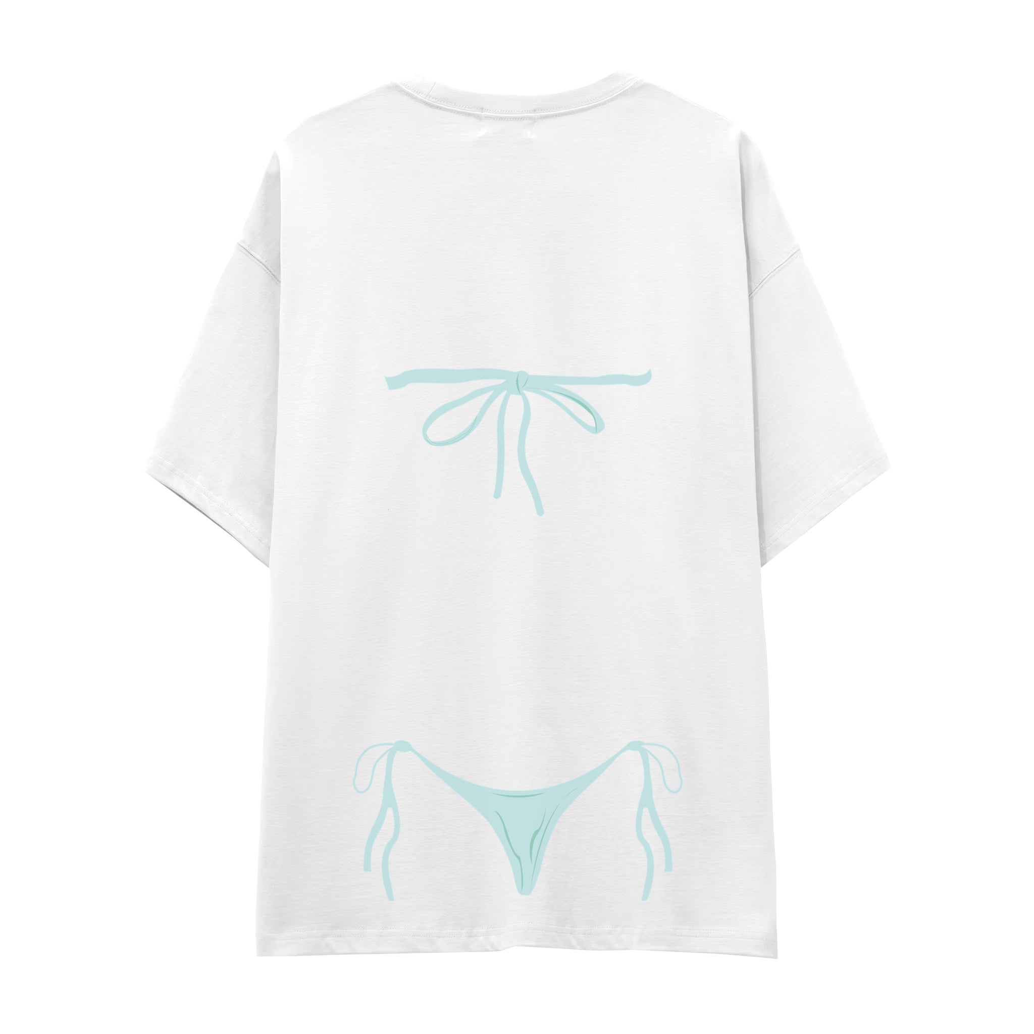 Blue Bikini Oversize Tişört