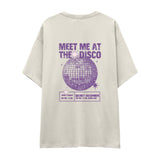 Meet Me At The Disco Oversize Tişört