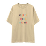 Kişiye Özel Baskılı Oversize Tişört