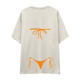 Orange Bikini Oversize Tişört