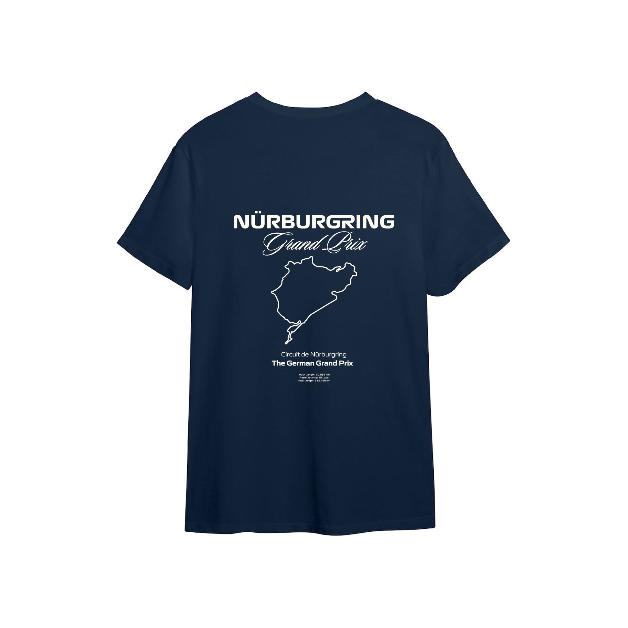 German Grand Prix – Nürburgring Grand Prix Tişört — Lacivert — Arka görünüm