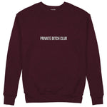 Private Bitch Club Sweatshirt — Bordo — Görsel 1