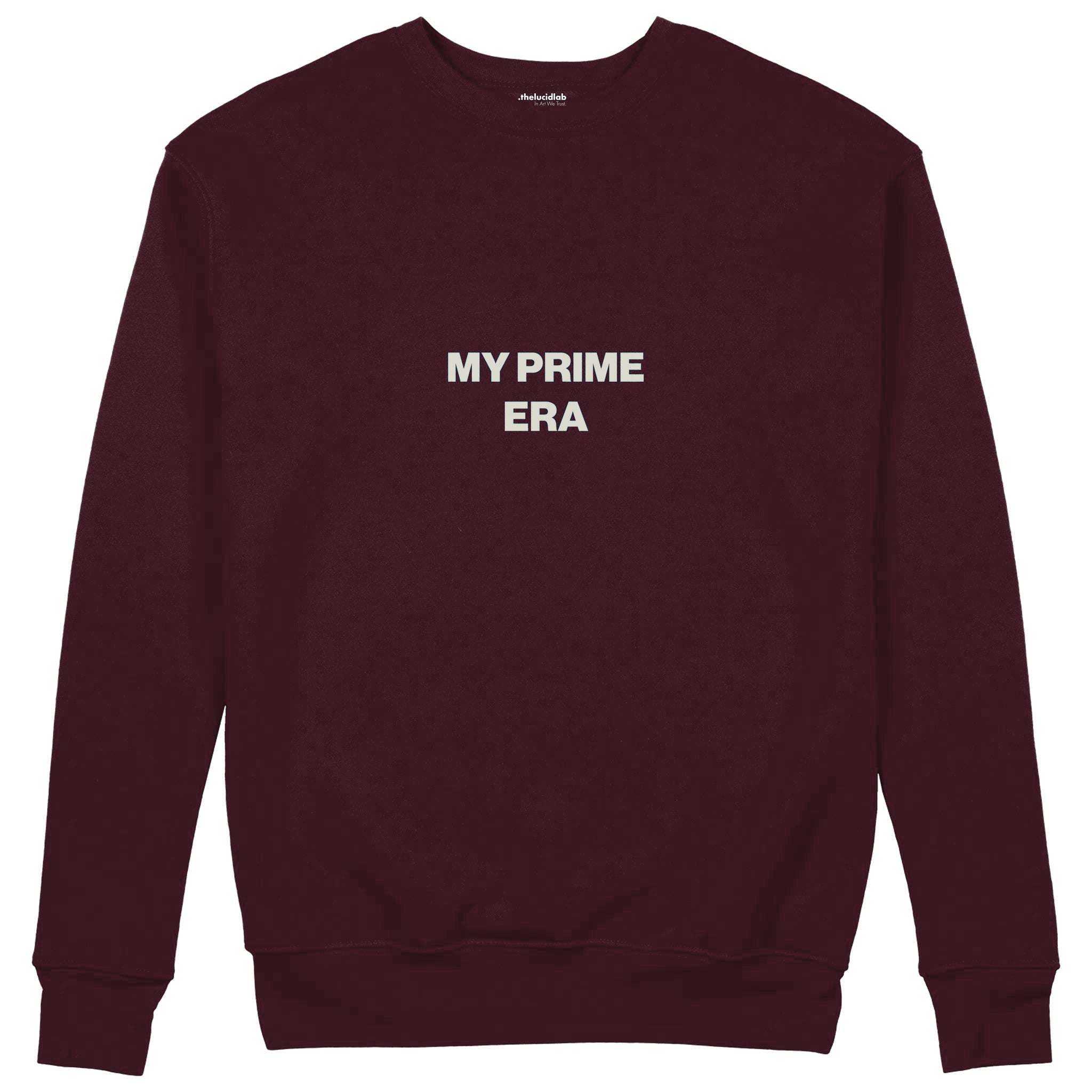 My Prime Era Sweatshirt — Bordo — Görsel 1