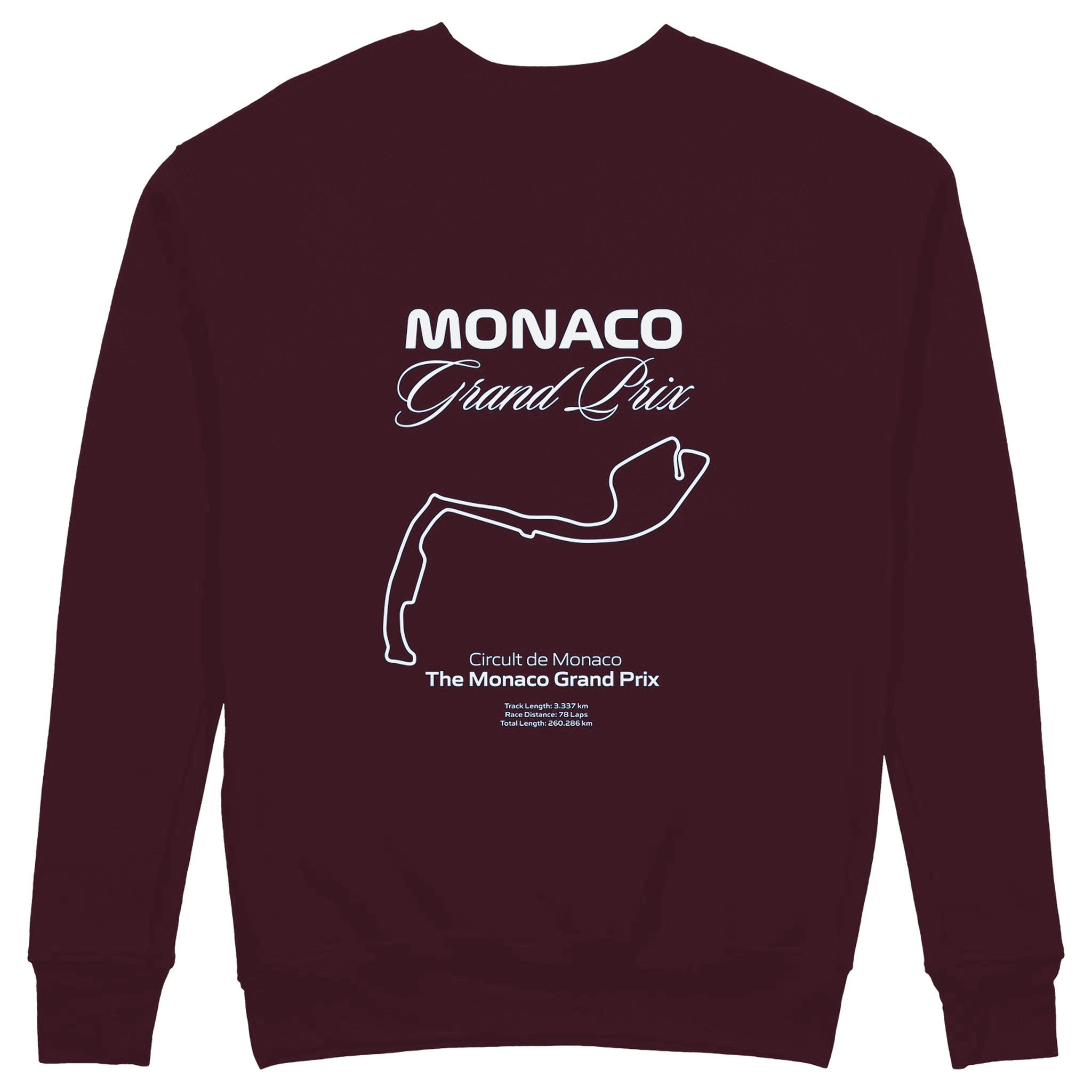 Monaco Grand Prix Sweatshirt — Bordo — Görsel 1