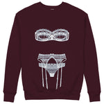 Unshell Me Sweatshirt — Bordo — Görsel 1