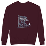 Café de Paris Sweatshirt — Bordo — Görsel 1