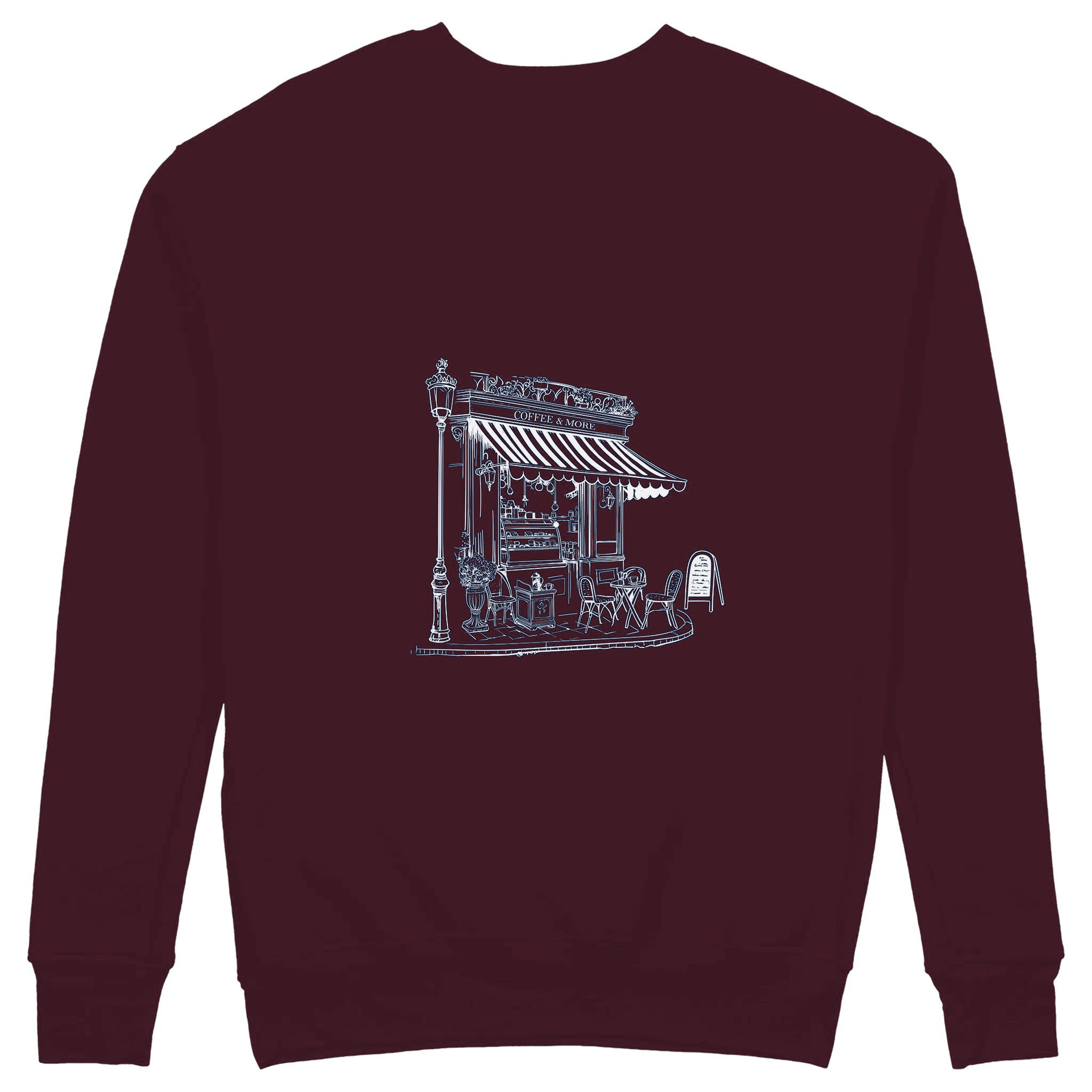 Café de Paris Sweatshirt — Bordo — Görsel 1