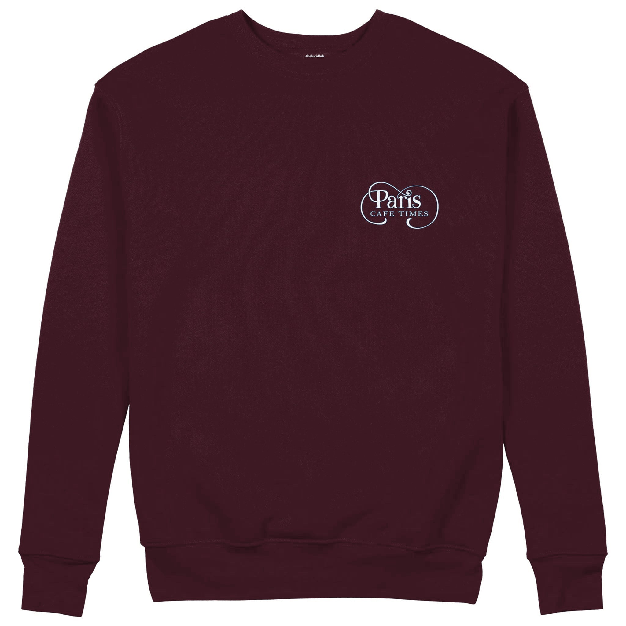 Café de Paris Sweatshirt — Bordo — Görsel 2