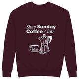 Slow Sunday Coffee Club Sweatshirt — Bordo — Görsel 1