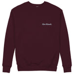 Slow Sunday Coffee Club Sweatshirt — Bordo — Görsel 2