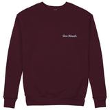 Slow Sunday Coffee Club Sweatshirt — Bordo — Görsel 2