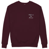 Catch Me By The Sea Sweatshirt — Bordo — Görsel 2