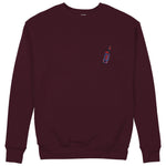 Pasta Sex Wine Sweatshirt — Bordo — Görsel 2