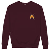 Lets Get Beers Tonight Sweatshirt — Bordo — Görsel 2