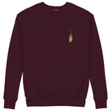 Big Money Never Comes Clean Sweatshirt — Bordo — Görsel 2