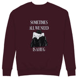 We Need A Hug Sweatshirt — Bordo — Görsel 1