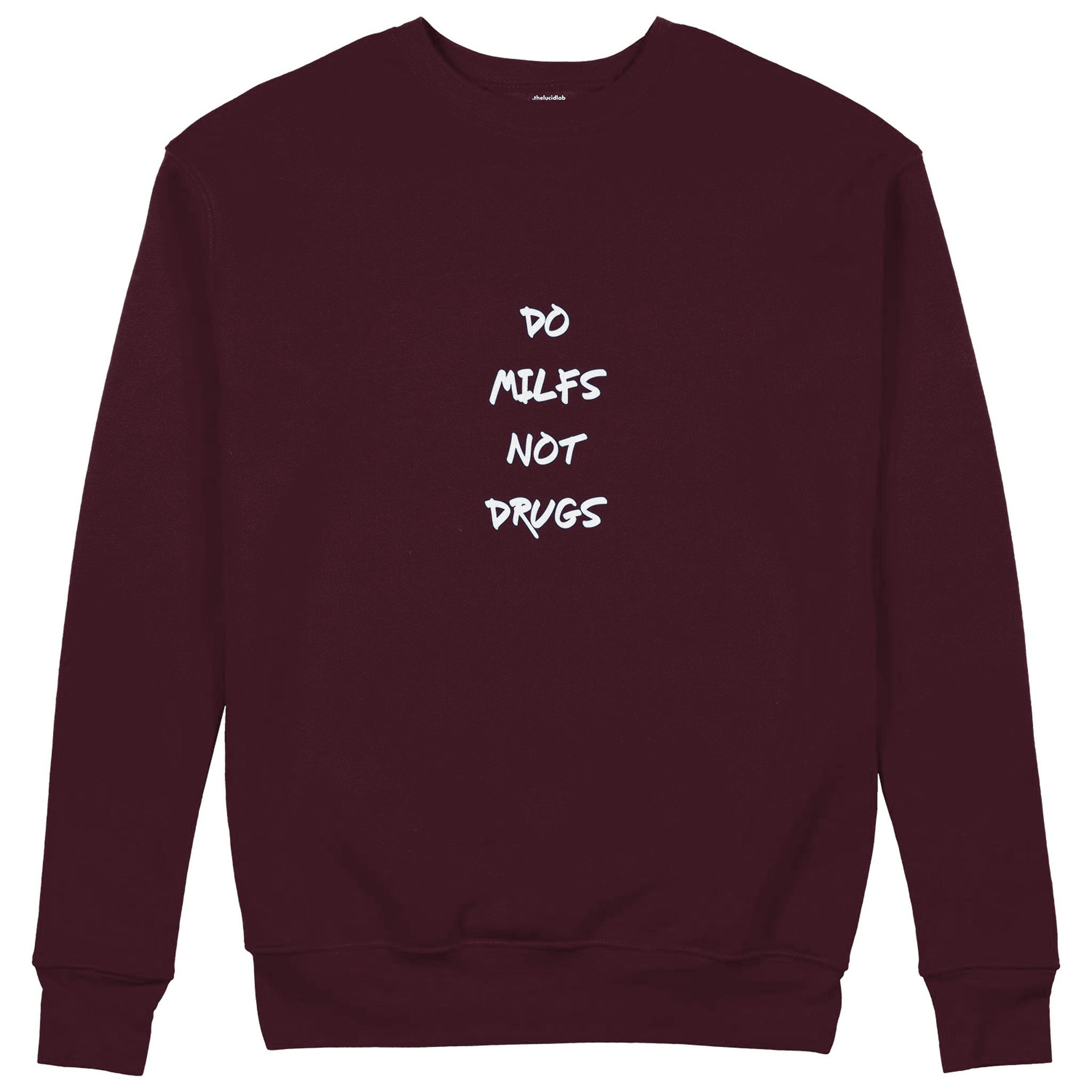 Do MILFs Sweatshirt — Bordo — Görsel 1