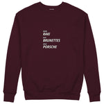 Drink Date Drive Sweatshirt — Bordo — Görsel 1