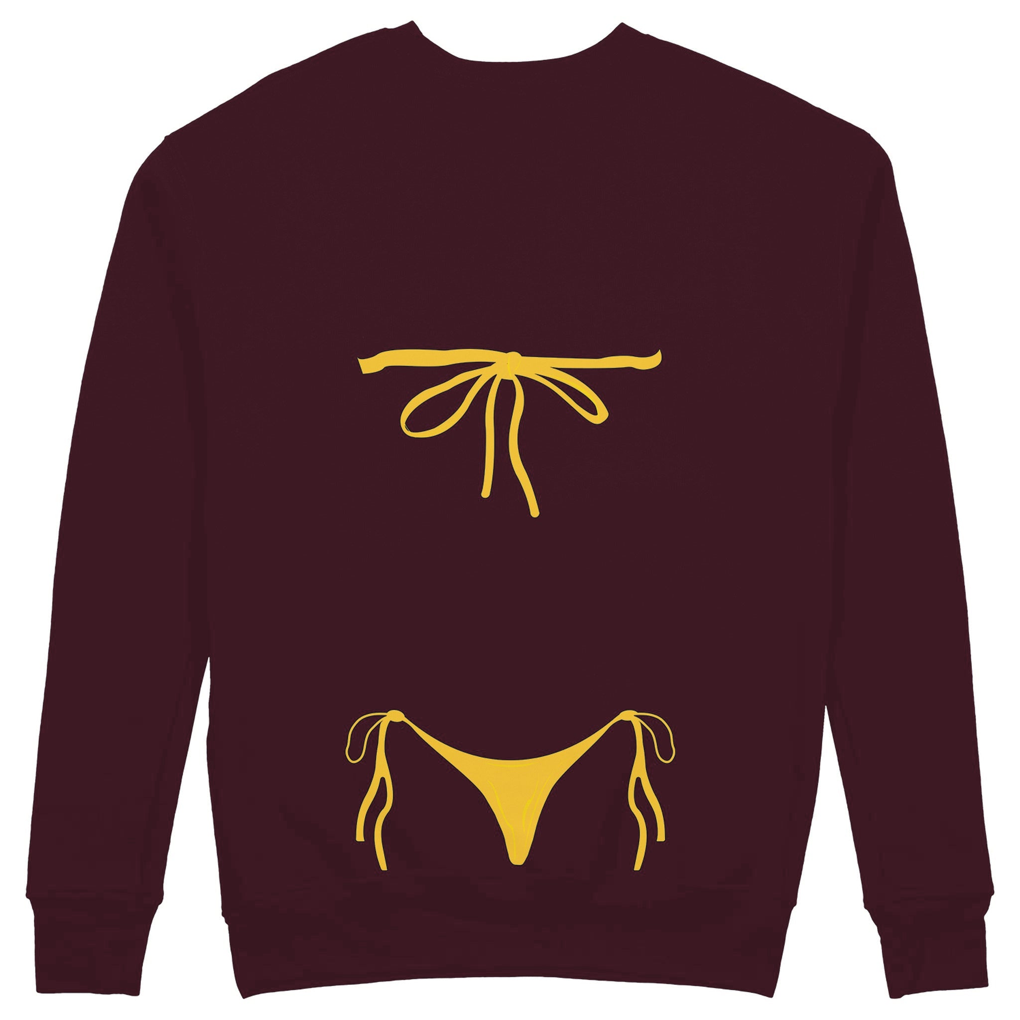 Yellow Bikini Sweatshirt — Bordo — Görsel 2