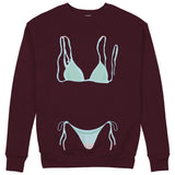 Blue Bikini Sweatshirt — Bordo — Görsel 1