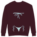 Blue Bikini Sweatshirt — Bordo — Görsel 2