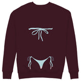 Blue Bikini Sweatshirt — Bordo — Görsel 2